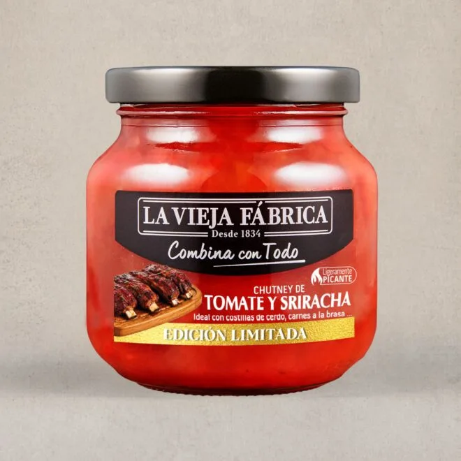 Chutney de Tomate y Sriracha 270g Edición Limitada