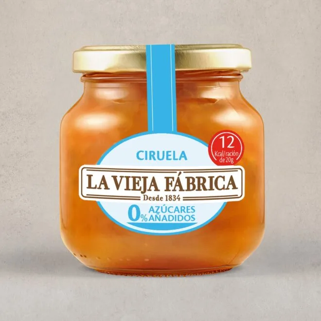 Mermelada de Ciruela 0% azúcares añadidos La Vieja Fábrica