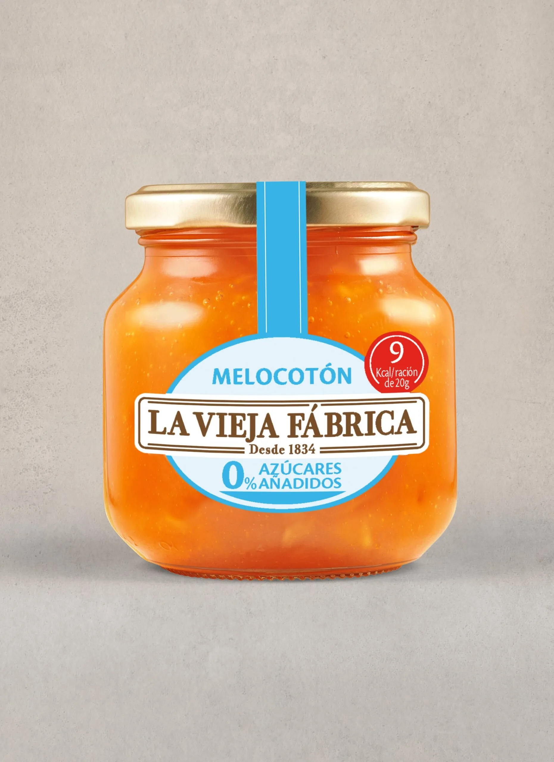 Mermelada de melocotón 0% azúcares añadidos La La Vieja Fábrica