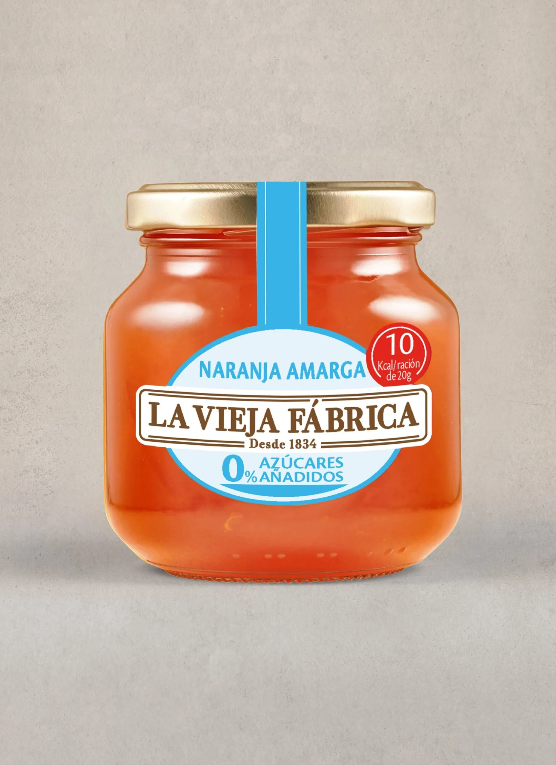 Mermelada de Naranja Amarga 0% azúcares añadidos La Vieja Fábrica