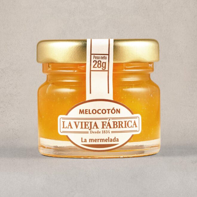 Mermelada de Melocotón 28g bandeja 24 unidades