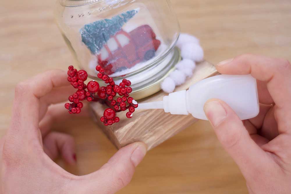 Paso 7 bola de nieve DIY La Vieja Fábrica