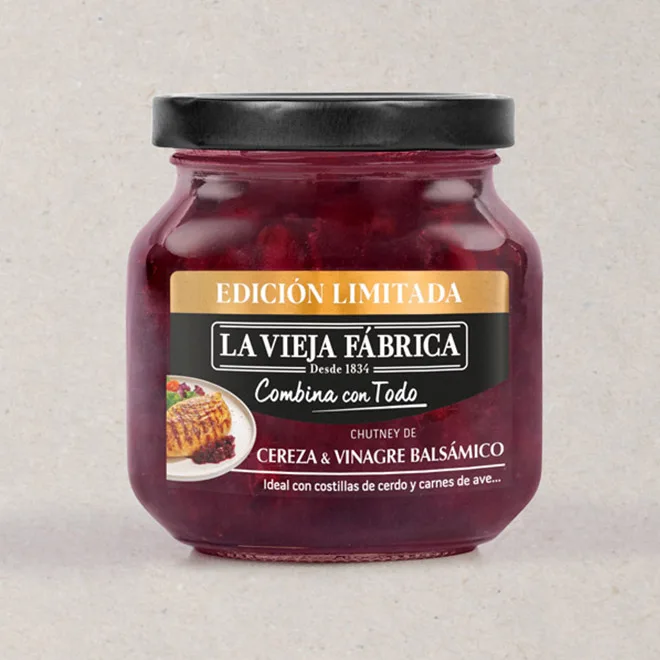 Chutney de Cereza y Vinagre balsámico 280g Edición Limitada