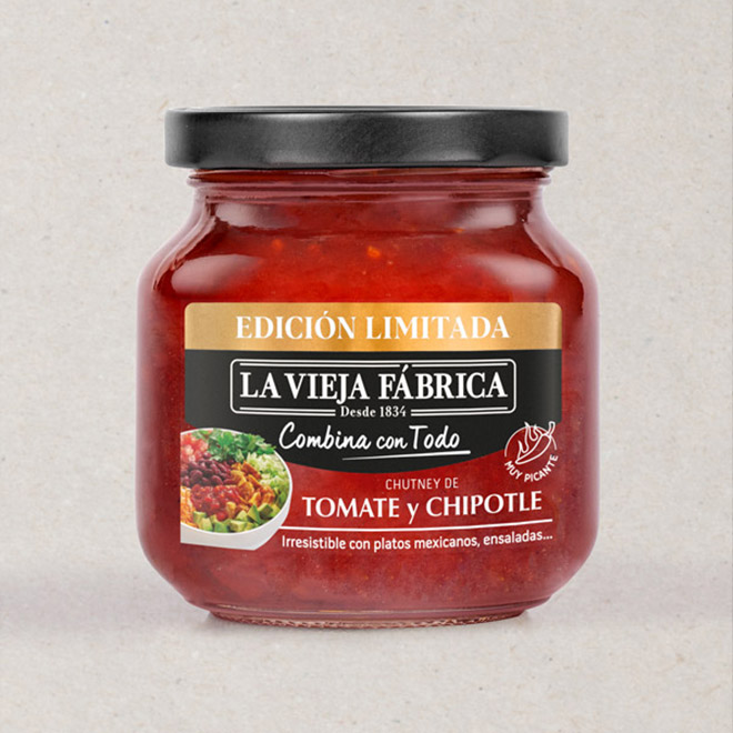 Chutney de tomate y chipotle 280g Edición limitada